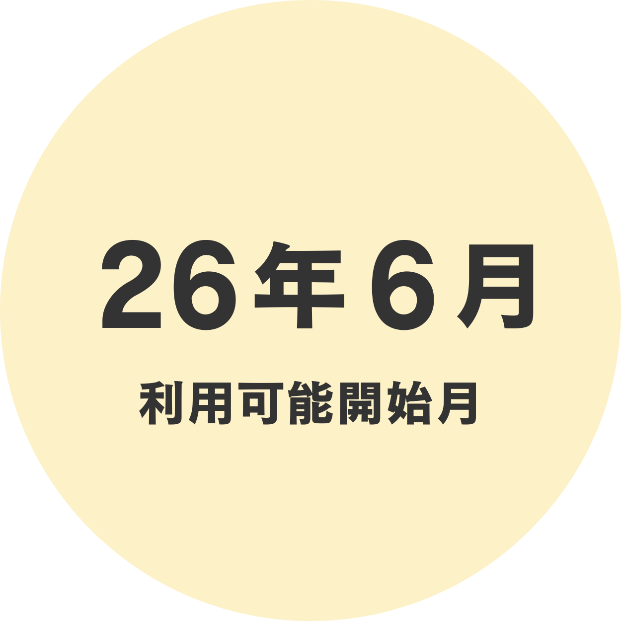 利用可能開始月